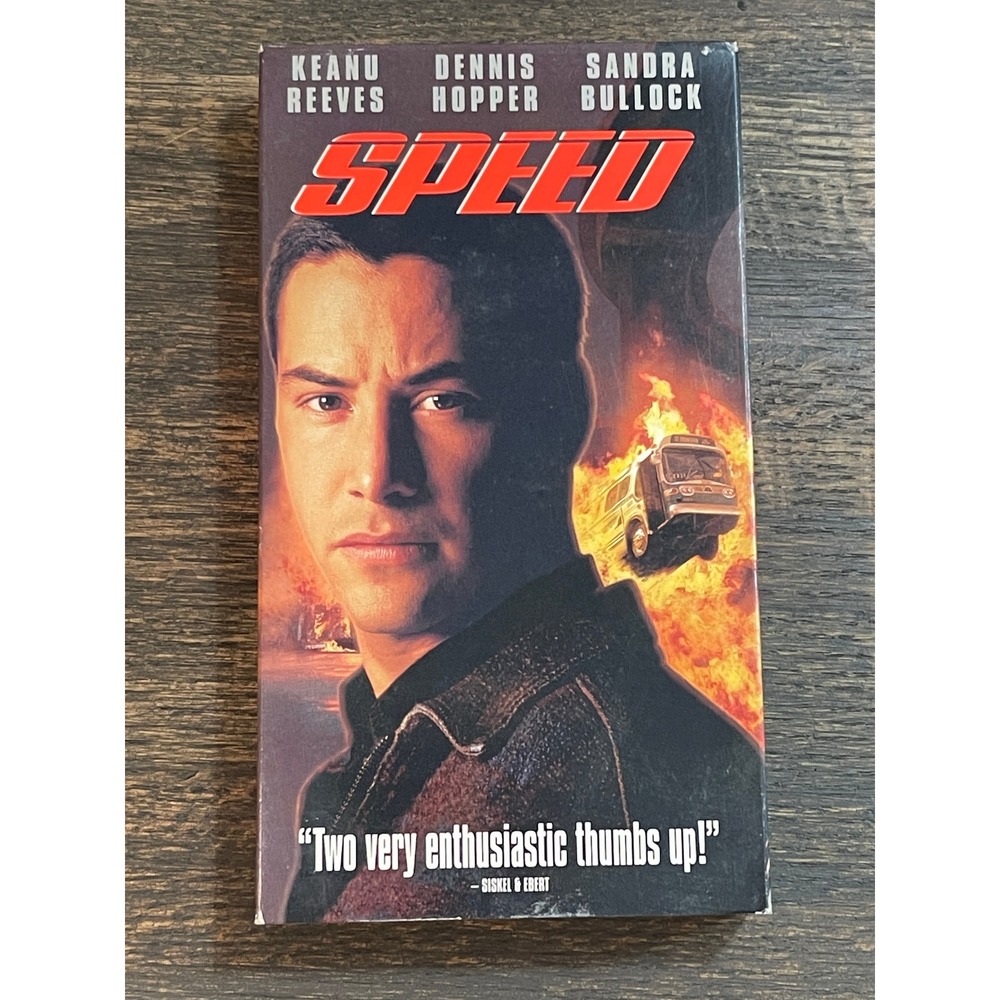 Speed VHS Keanu Reeves Sandra Bullock 1994 Action Movie Twentieth Century Fox
